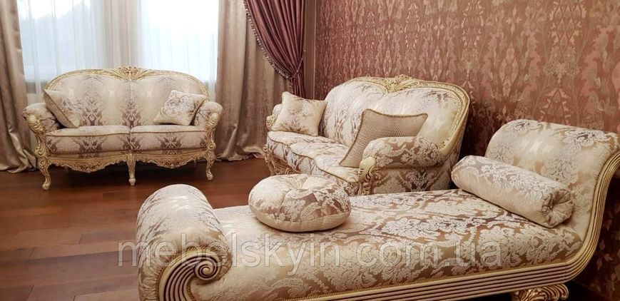 Диван с креслом Вероника и журнальный столик Барокко стиль 1421454991 фото