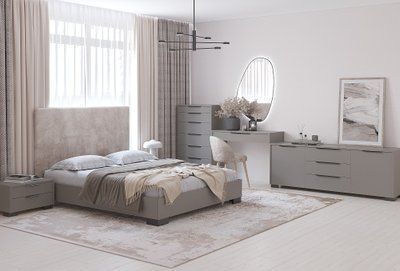 Спальня Рона 1 с навесным столиком и комодами 10348 фото