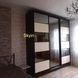 Белый шкаф купе с узкой раздвижной системой и комбин. дверями 6 10098 фото 10
