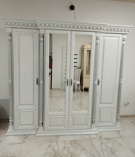 Шафа з комодом Британія з дерева дуб 10349 фото