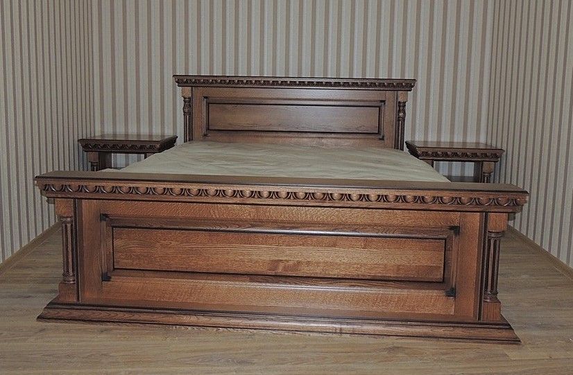 Шафа з комодом Британія з дерева дуб 10349 фото