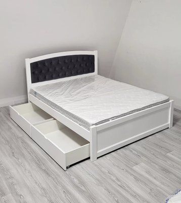 Деревянная кровать София с выдвижными ящиками 140x200 10400 фото