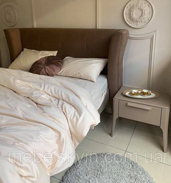 Дерев'яне ліжко Порадо з м'яким узголів'ям 1270962406 фото