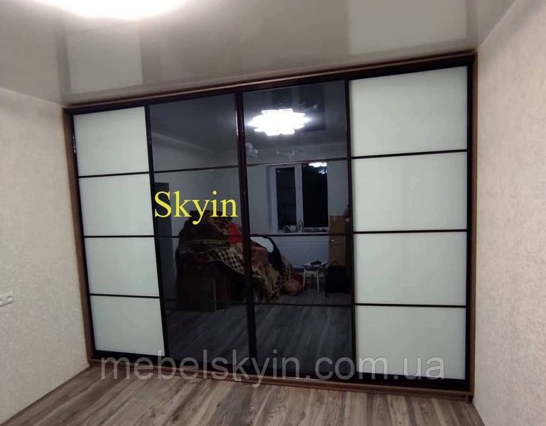 Шкаф купе 4х дверный, двери стекло лакобель комб.7/1 та 7/3 2202665900 фото