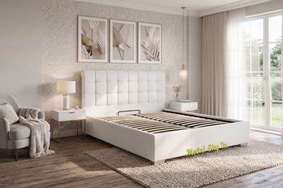 Кровать Кантри Country Novelty с мягким изголовьем и подъемным механизмом 10511 фото