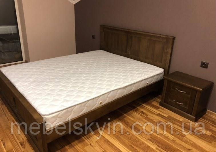 Двоспальне ліжко Андре з бука 2136640761 фото