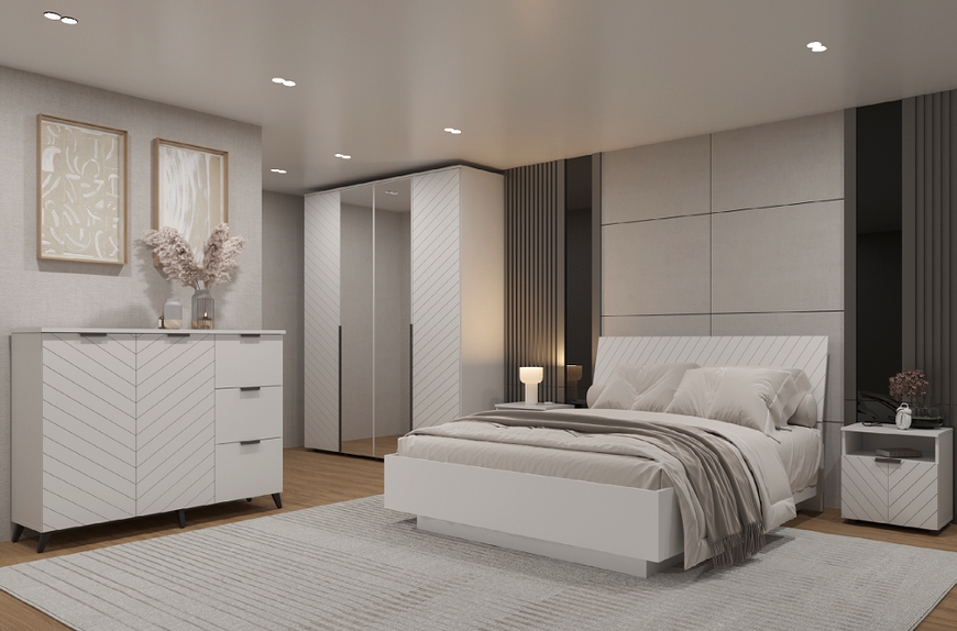 4-дверна гардеробна шафа Шайн з дзеркалами 10361 фото