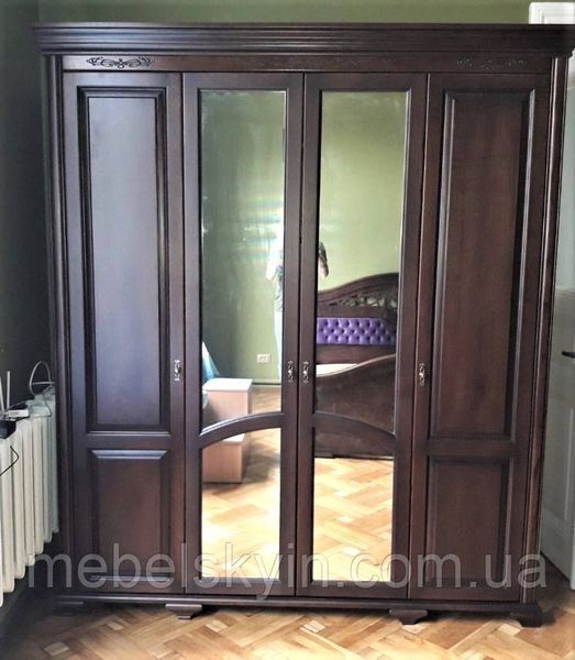 Гардеробна шафа Дея для одягу масив дуба 1436855464 фото
