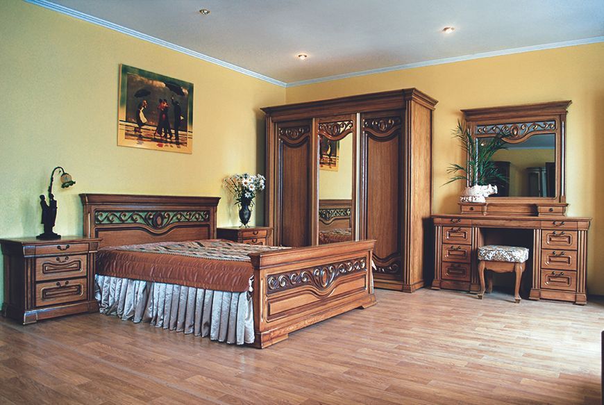 Комод великий Едельвейс з дерева дуб 10417 фото