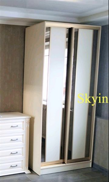 Шкаф купе с комбинированной дверью комб.21, 22, размеры на заказ 10020 фото