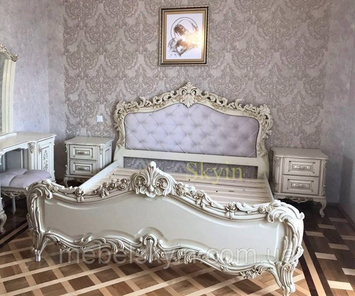 Дубове ліжко Еліана Бароко стиль на замовлення 1652844397 фото