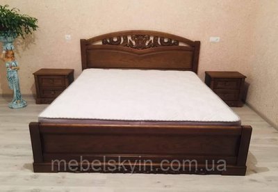 Двоспальне ліжко Артеміс з масиву бука 2113481662 фото