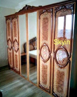 Класичне двоспальне ліжко Кармен Нова з художнім друком 1897225733 фото