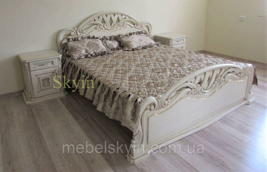 Дубова гардеробна шафа для одягу Віка без різьблення 1741862354 фото