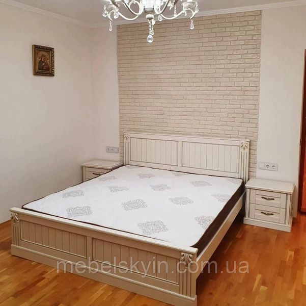 Двоспальне ліжко Прованс з масиву бука 2217931956 фото