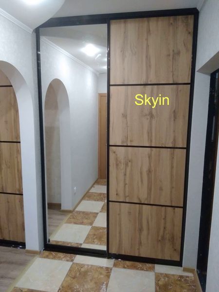 Шкаф купе от производителя комб.7/2 зеркало графит или бронза 10096 фото